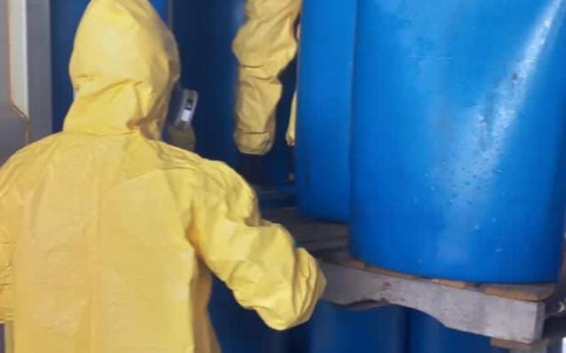 Trasladan 112.74 toneladas métricas de precursores químicos