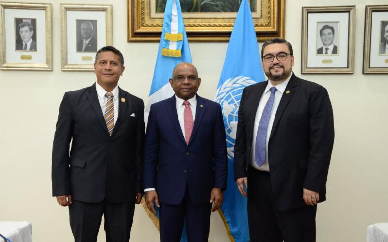 Ministro de Energía y Minas se reúne con el Presidente de la Asamblea General de las Naciones Unidas