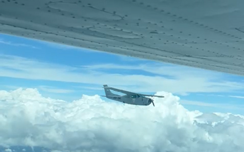 Ejército de Guatemala realiza vuelo de coincidencia con las Fuerzas Armadas de Honduras