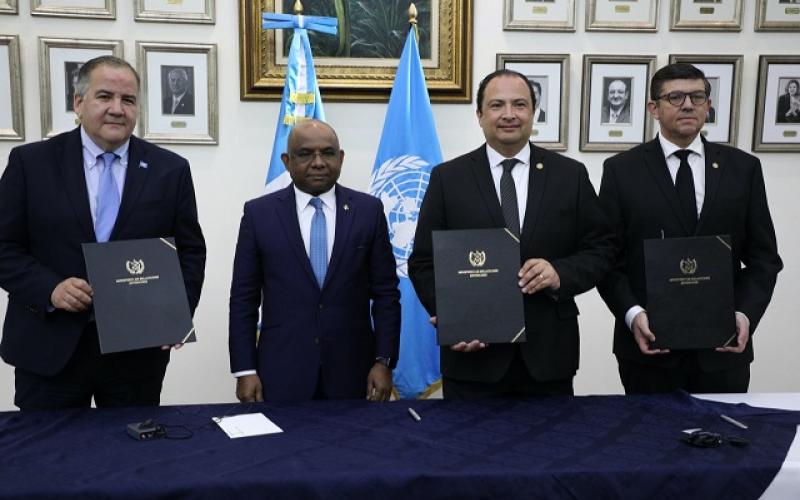 MINEX e IGM suscriben acuerdo sobre migración y refugio con el Sistema de Naciones Unidas