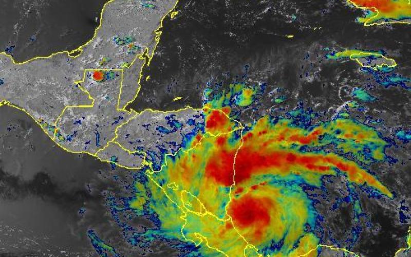 Imagen satelital. Fuente: NOAA.