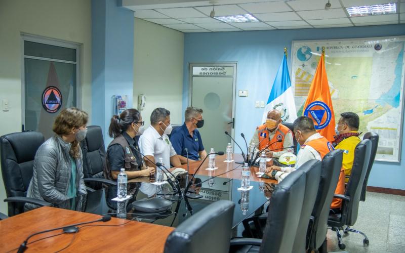 Visita del Programa Internacional del Servicio Forestal de los Estados Unidos dentro de la SE-CONRED.