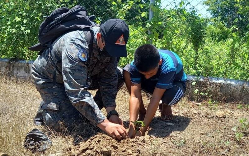 Ejército de Guatemala realiza jornadas de Reforestación en diferentes departamentos de la República