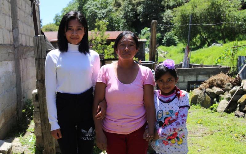 Usuaria de Beca Social en Quetzaltenango