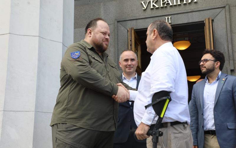 Presidente Alejandro Giammattei en gira por Ucrania 