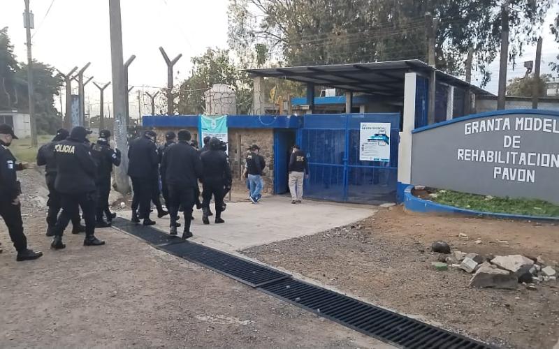 Fuerzas de seguridad realizan requisa en Granja Modelo de Rehabilitación Pavón