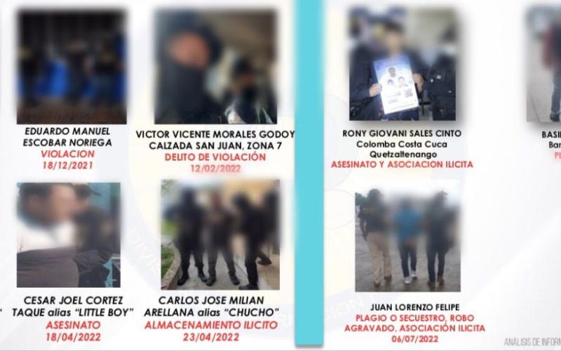 Denuncia e investigación deja 32 personas capturadas de los 100 más buscados