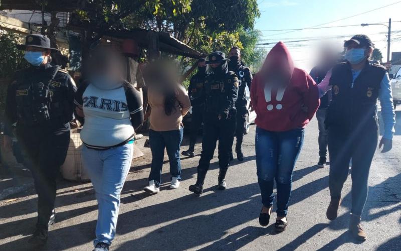 Desarticulan estructura criminal vinculada al Barrio 18