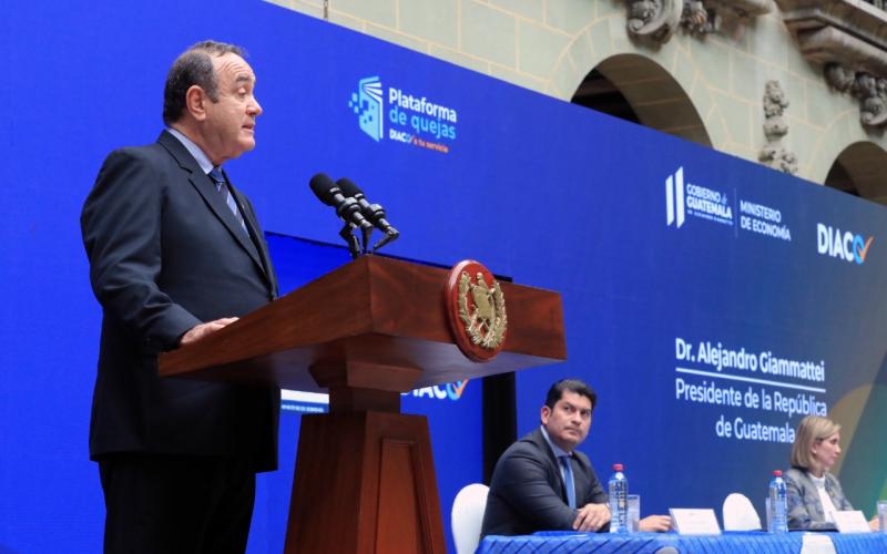 Presidente Alejandro Giammattei 
