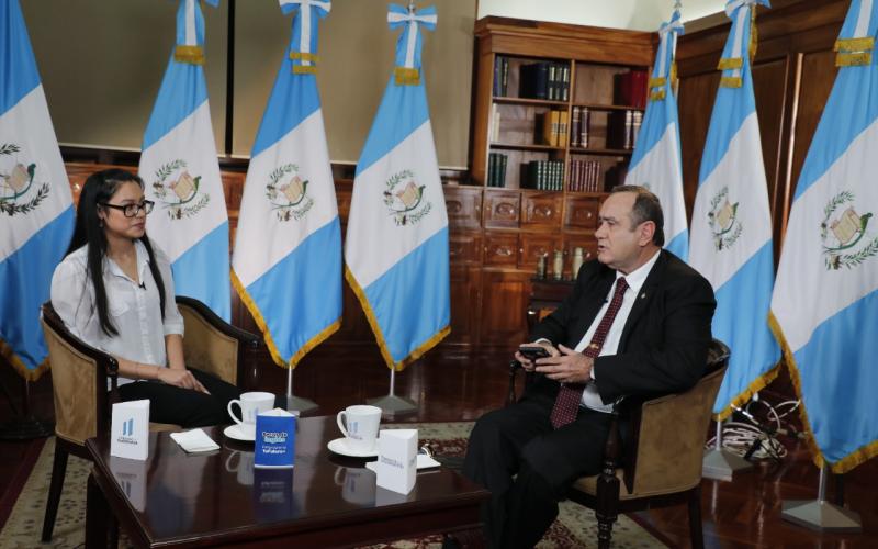 Presidente Alejandro Giammattei 