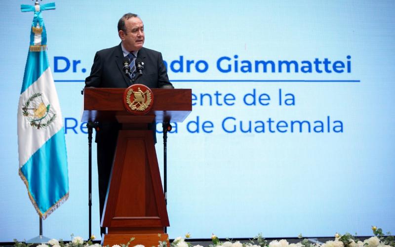 Presidente Alejandro Giammattei 