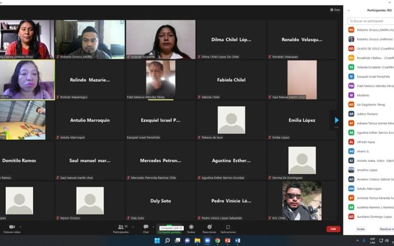 Docentes de Ixchiguán y Tajumulco aprenden sobre cambio climático