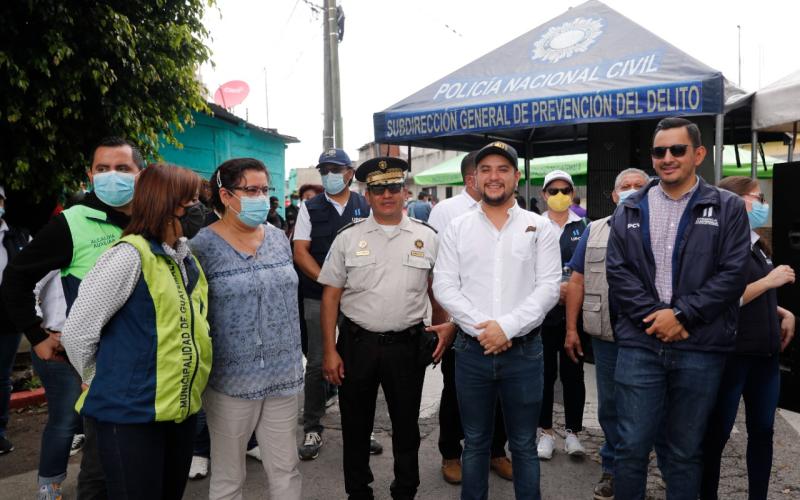 Buscan fortalecer seguridad ciudadana y prevención de la violencia en la zona 5 capitalina