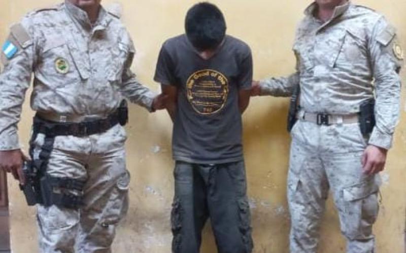 Capturan a persona por tala ilegal en Mazatenango, Suchitepéquez
