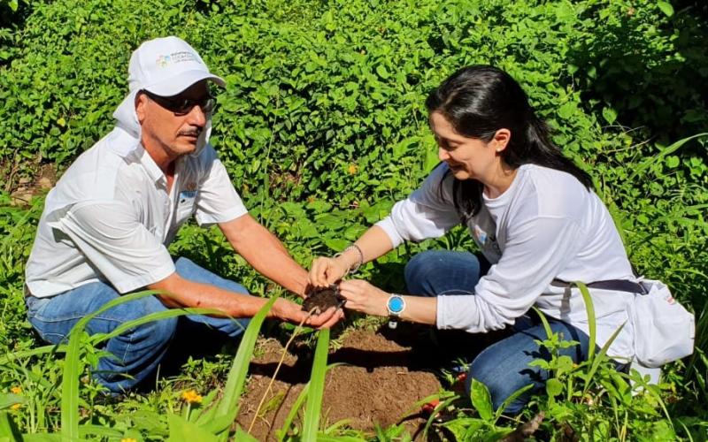 Delegacion del MARN en Retalhuleu planta 500 árboles