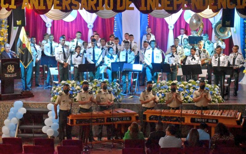 Ejército de Guatemala realizó una serie de conciertos de Maderas y Metales celebrando el 201 aniversario de Independencia Patria.