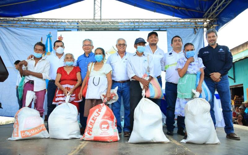 MAGA entrega alimentos para combatir inseguridad alimentaria en Jutiapa