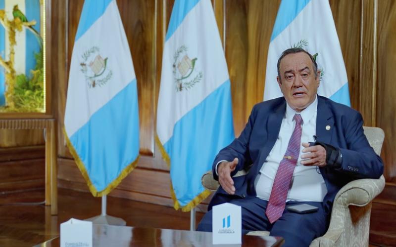 Presidente Alejandro Giammattei 