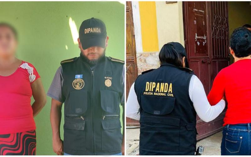 Dipanda captura a 2 personas presuntas extorsionistas