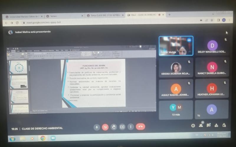 Universitarios de Zacapa son capacitados en legislación ambiental