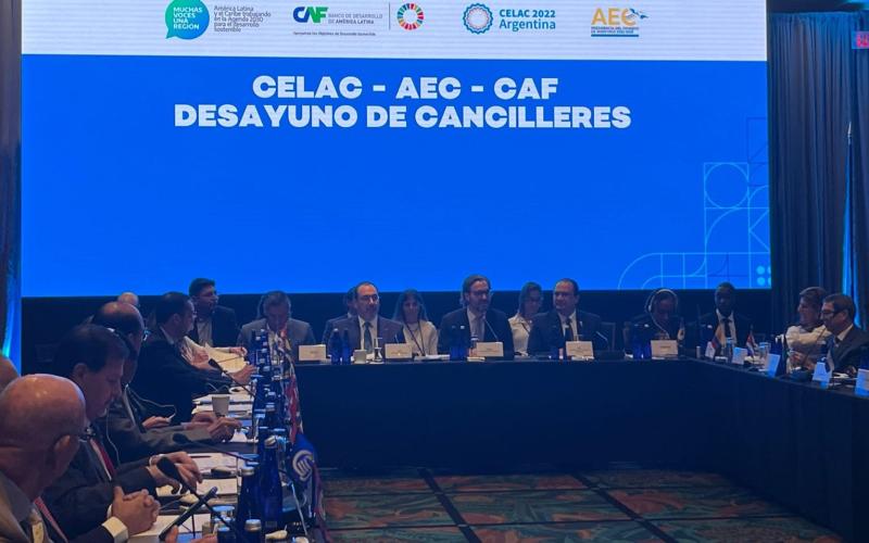 Desayuno de las y los Ministros de Relaciones Exteriores de la CELAC y de la AEC