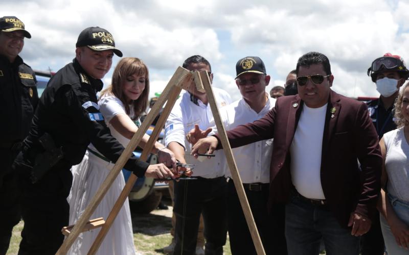 Inician trabajos de construcción de estación policial de Monjas, Jalapa