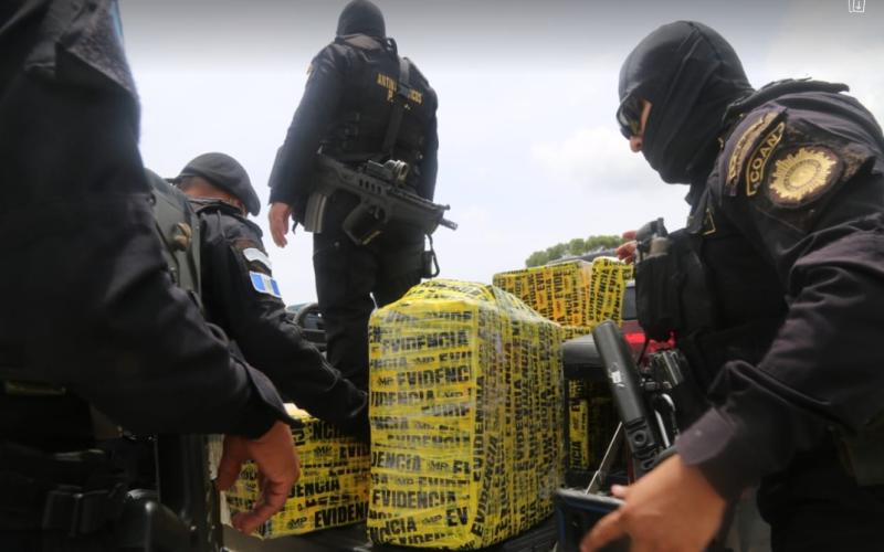 Incautaciones al narcotráfico  suman más de 2 mil 806 millones de quetzales