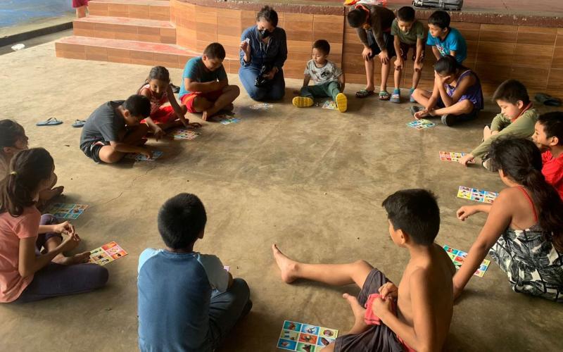 Los niños y las niñas recibieron atención integral