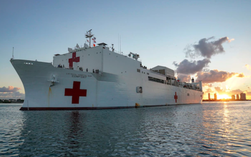 Marina de la Defensa Nacional invita a las jornadas médicas del buque USNS Comfort en el departamento de Izabal