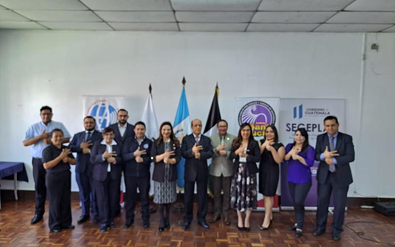 SEGEPLAN y el Comité Pro Ciegos y Sordos de Guatemala comprometidos con la inclusión social de las personas con discapacidad