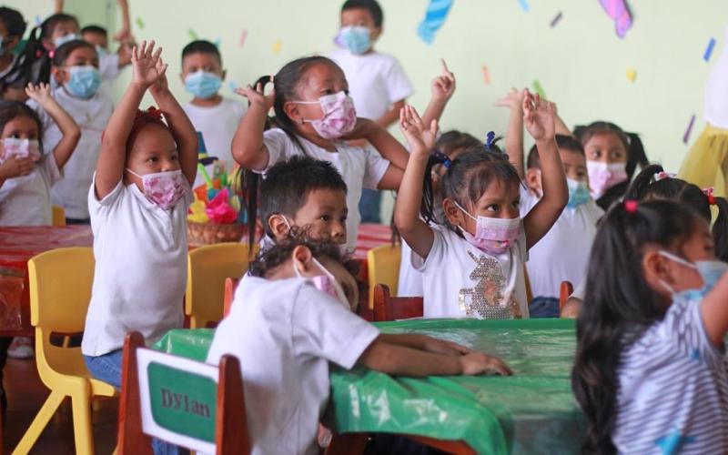 La niñez disfrutó con sonrisas 