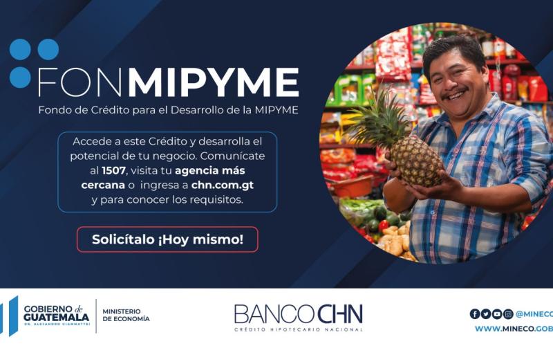 Imagen de información del Fondo para la Mipyme