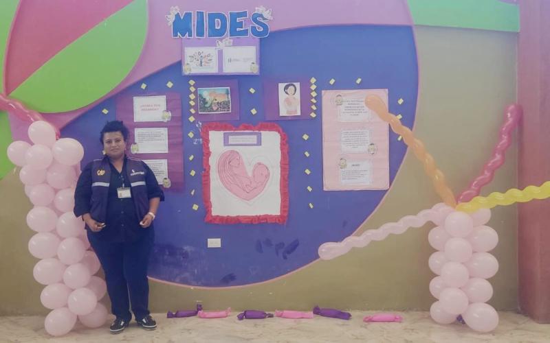 Personal de Mides promueve Lactancia Materna en Nueva Santa Rosa, Santa Rosa