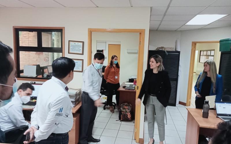 Viceministra de Inversión y competencia realiza una visita de trabajo al Sistema Nacional de la Calidad