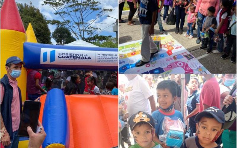 UPCV orienta y festeja a la niñez de Fraijanes