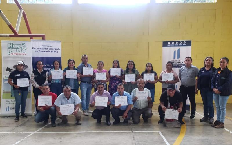 Líderes comunitarios de San Marcos están comprometidos con el medioambiente