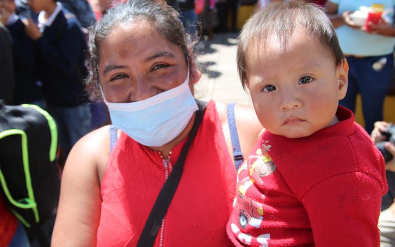 Usuaria de Comedor Social en Fraijanes, Guatemala