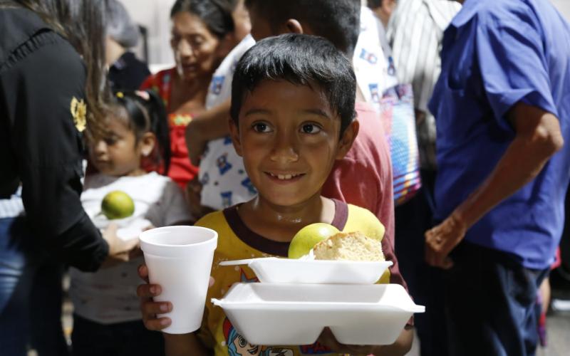Usuario de Comedor Social en San Pablo Jocopilas, Suchitepéquez