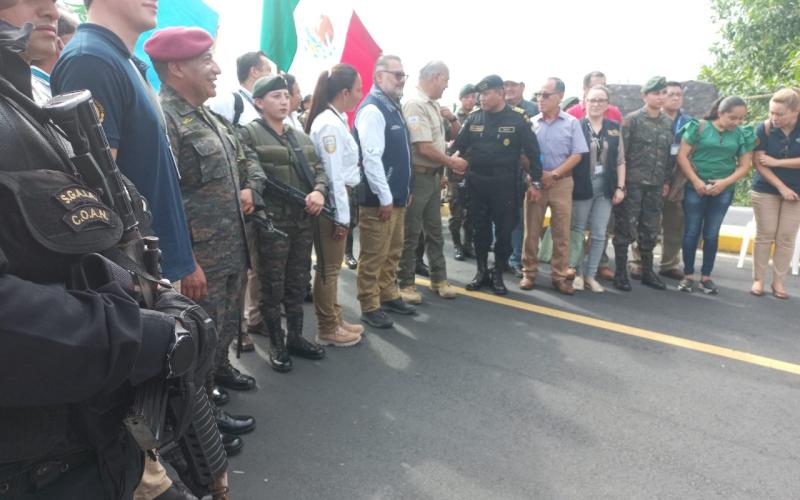 Autoridades de Guatemala y México sostienen reunión bilateral en San Marcos