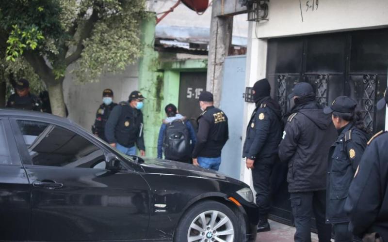 Más de 60 allanamientos realizan agentes de la PNC