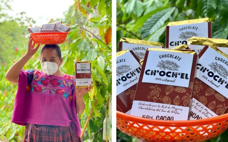 Productora de cacao de Petén.