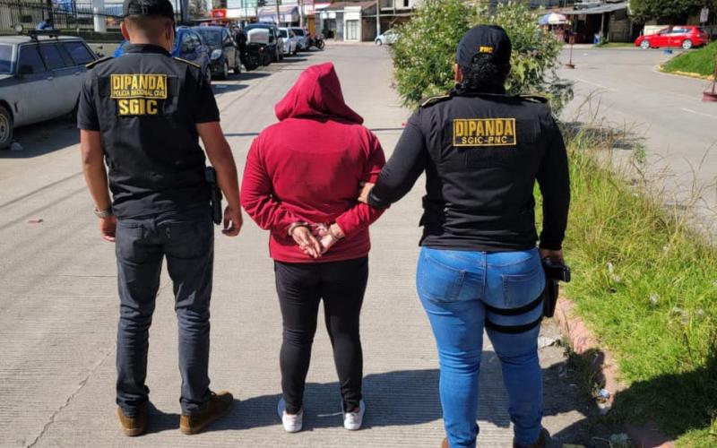 Dipanda Quetzaltenango captura a la Chaparrita por extorsión