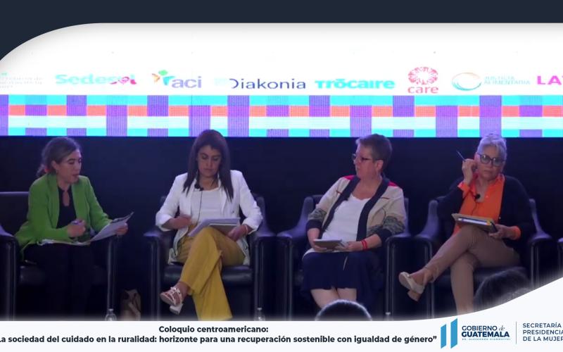 La Secretaria Presidencial de la Mujer Ana Leticia Aguilar Theissen