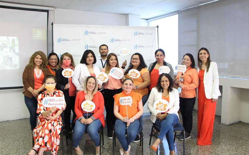 Personal de Onsec se sumó a las actividades de eliminación de violencia contra la mujer