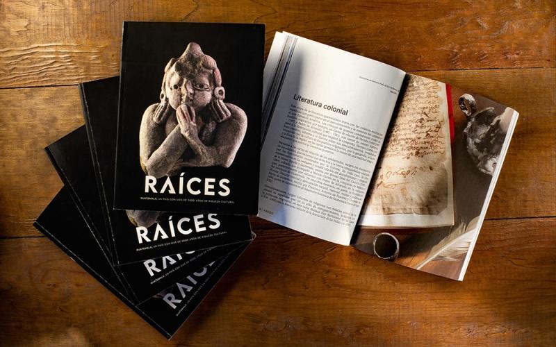 Libro "Raíces: Guatemala, un país con más de tres mil años de riqueza cultural"