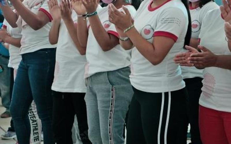 Las y los jóvenes tuvieron un encuentro espiritual