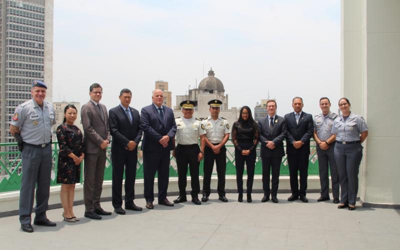 Viceministro de Seguridad sostiene reunión con el Secretario de Seguridad Pública de Brasil