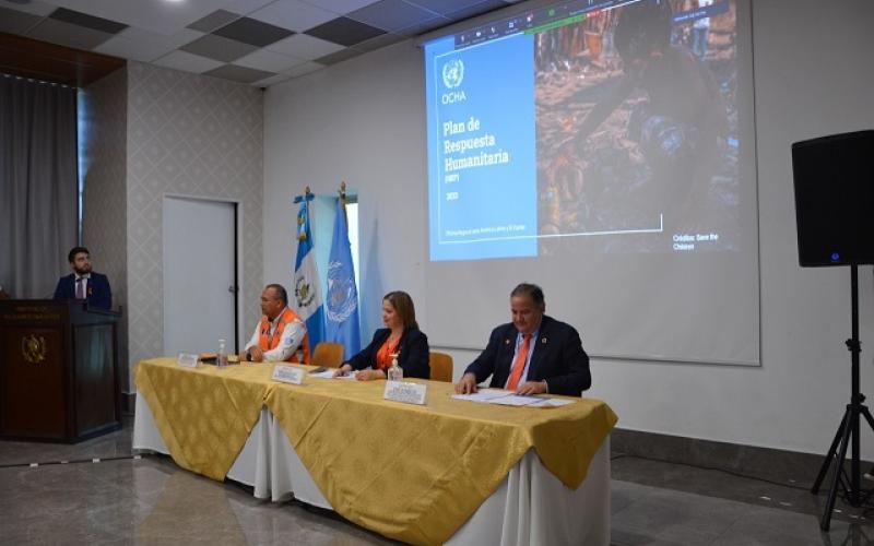 Guatemala presenta al Cuerpo Diplomático su Plan Nacional de Respuesta Humanitaria  