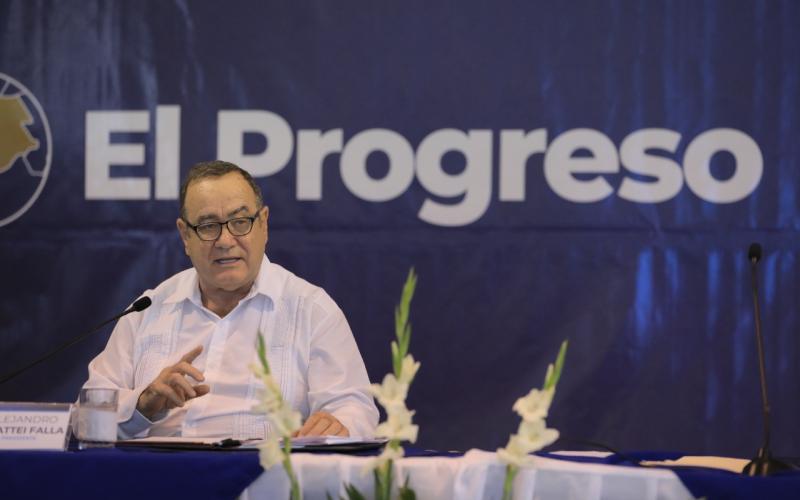 Presidente Alejandro Giammattei 