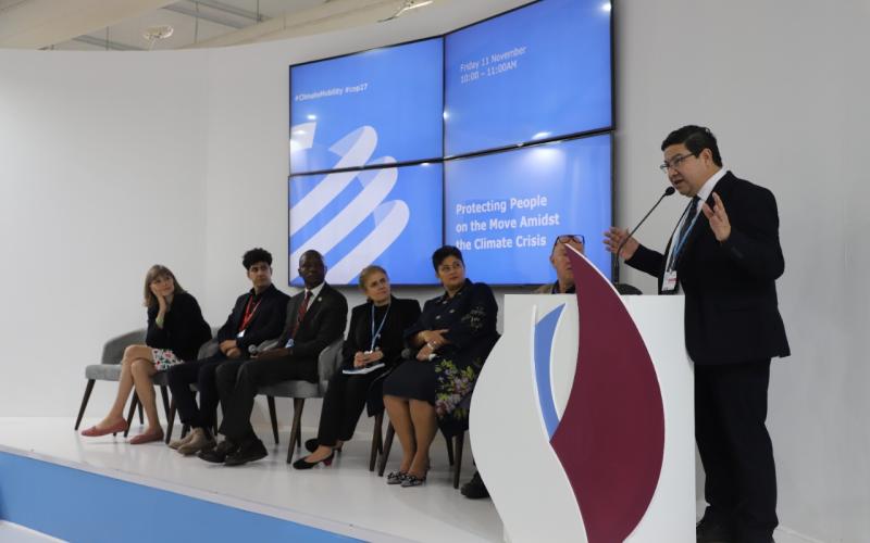 Ministro Gerson Barrios llama a  prevenir los riesgos climáticos